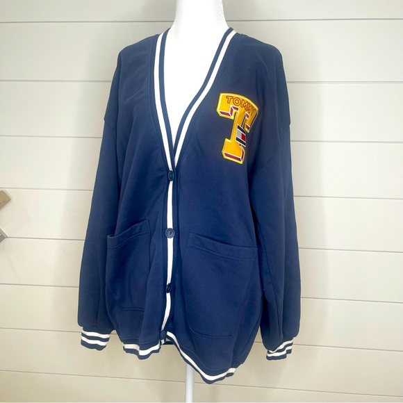 Tommy Hilfiger Jeans Stripe Oversized Cardigan - Picture 5 of 10